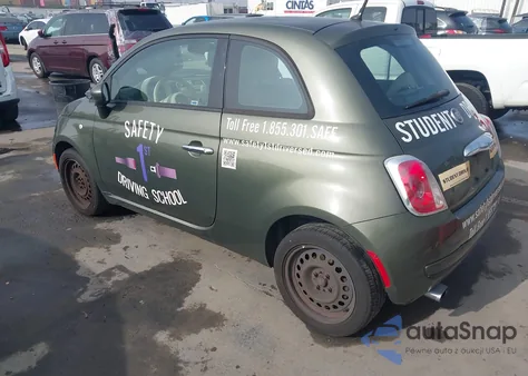 2015 Fiat 500 Pop z USA, uszkodzony, nr VIN 3C3CFFAR0FT558877